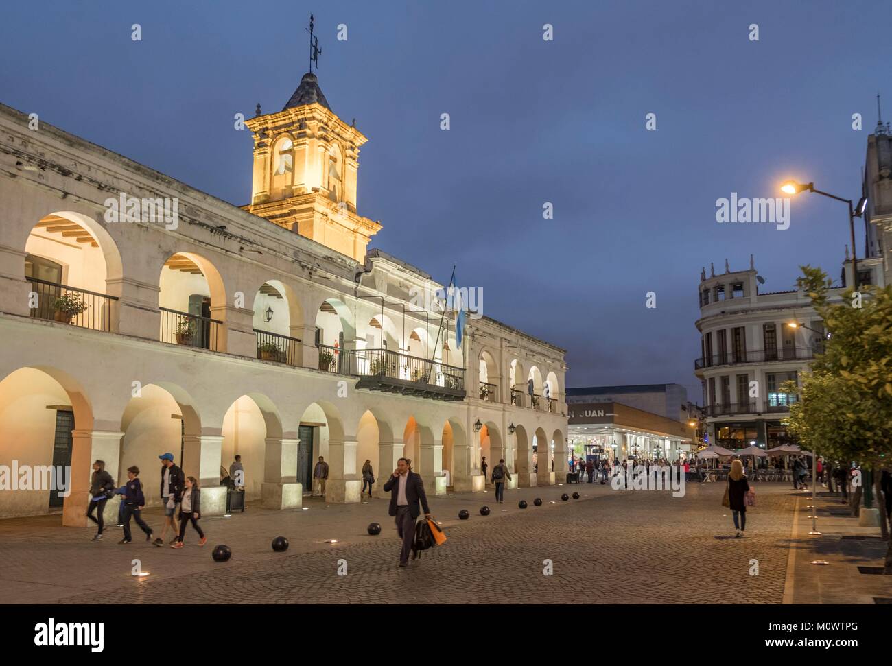 L'Argentina,Salta provincia,Salta Cabildo,Plaza 9 de Julio,Muséo historico des Norte Foto Stock