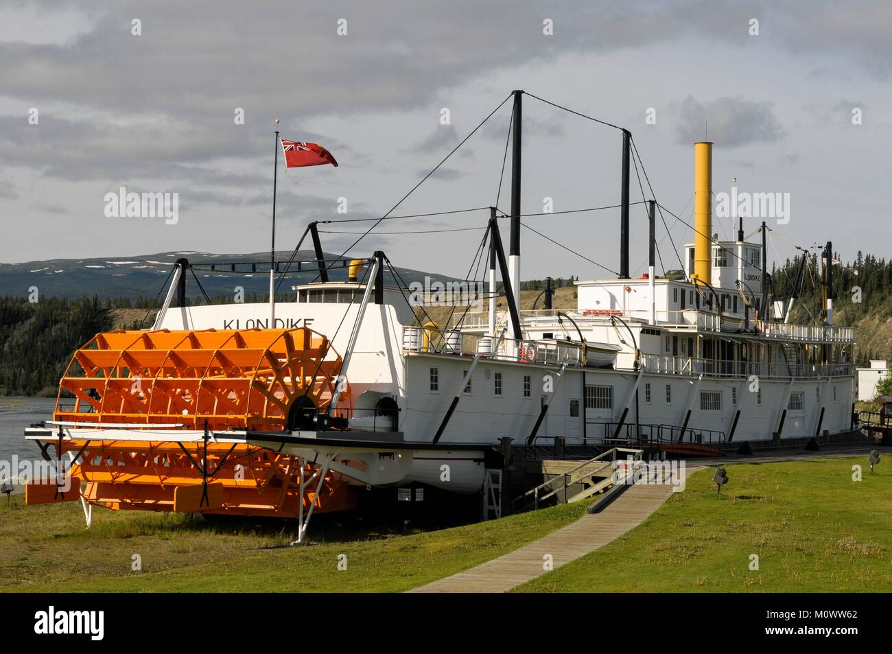Canada,Yukon Territory,Whitehorse,S.S. Klondike classificato come un sito storico del Canada Foto Stock