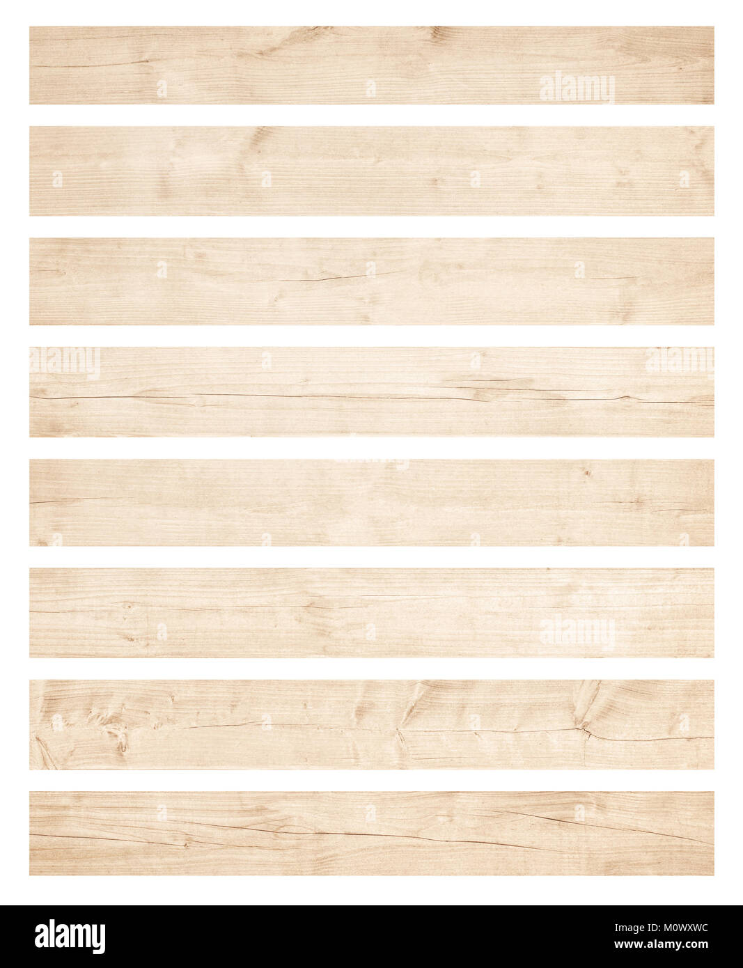 Vecchio brown tavole di legno isolato su sfondo bianco Foto Stock Vecchio brown tavole di legno isolato su sfondo bianco Foto Stock