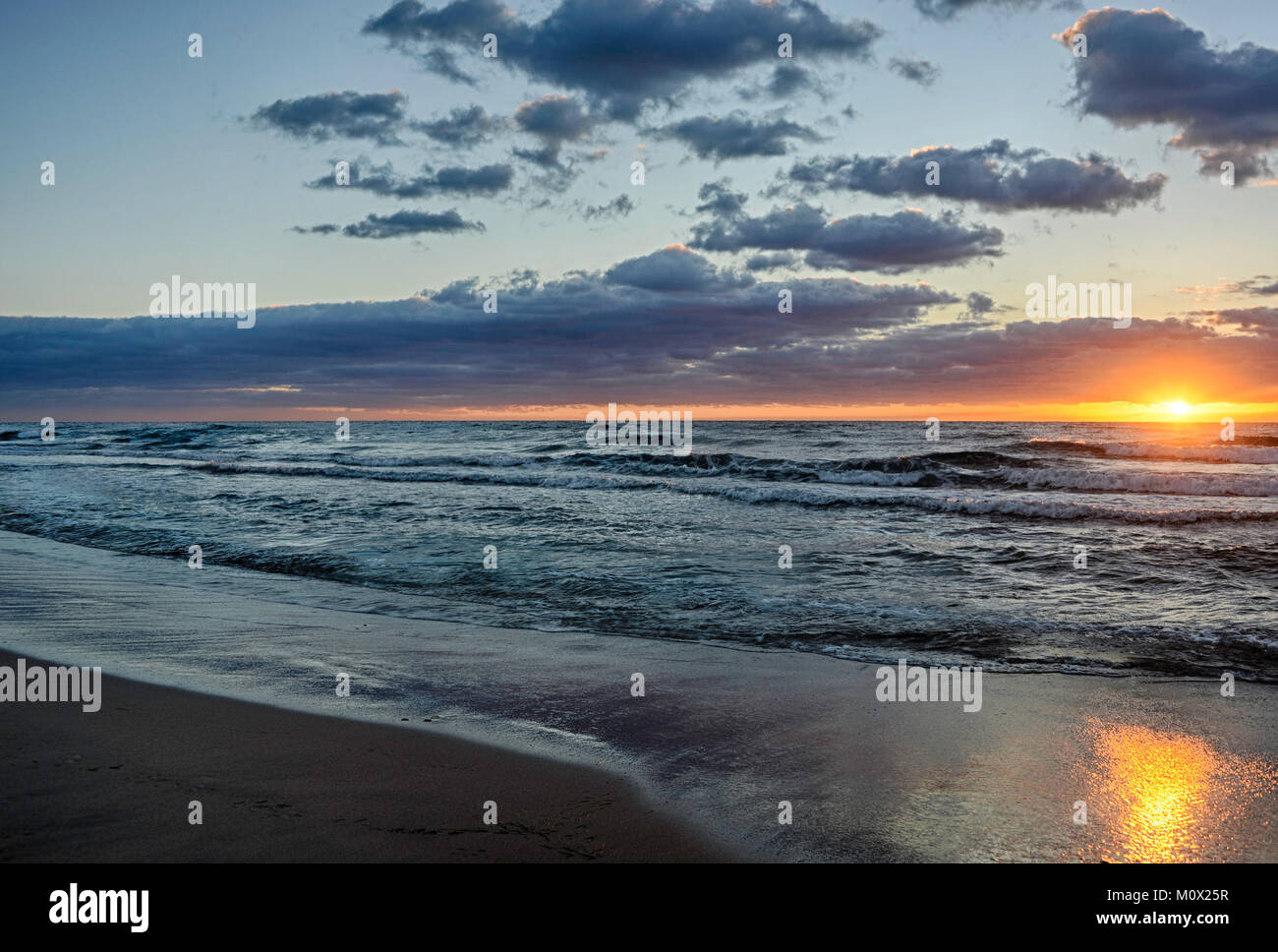 Sunrise a Delray Beach in Florida. Foto Stock