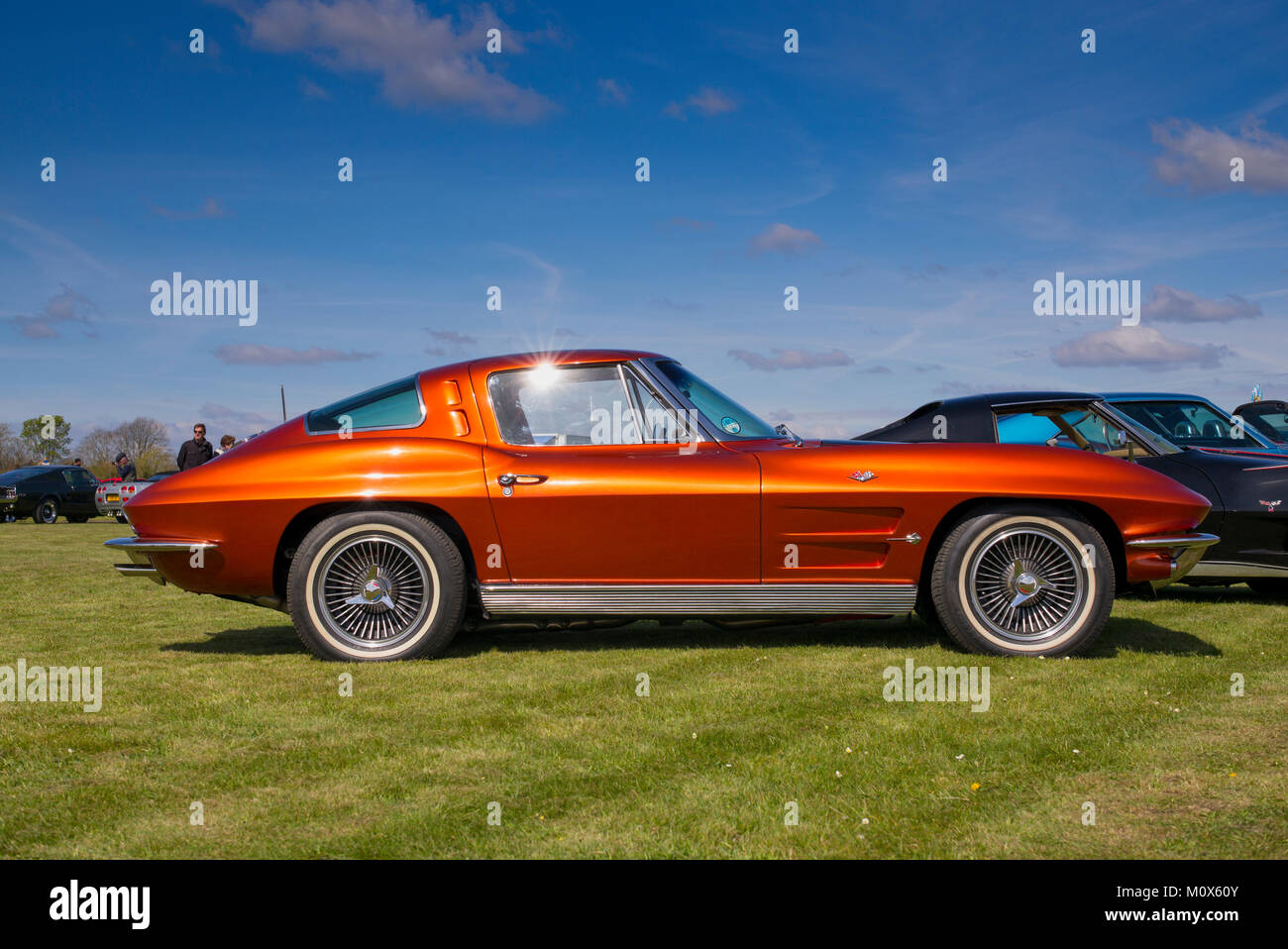 1963 Chevrolet Corvette stingray. Classic American sports car Foto Stock