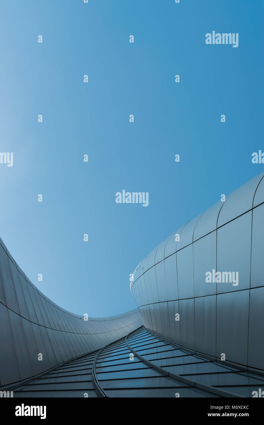 Vista della hadid torre, la vita della città di Milano Foto Stock