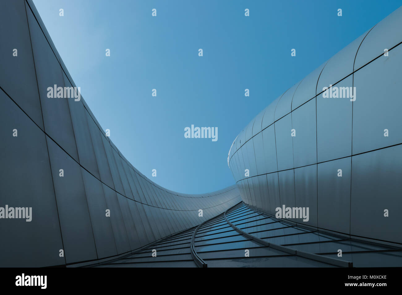 Vista della torre hadid nella vita della città di Milano Foto Stock