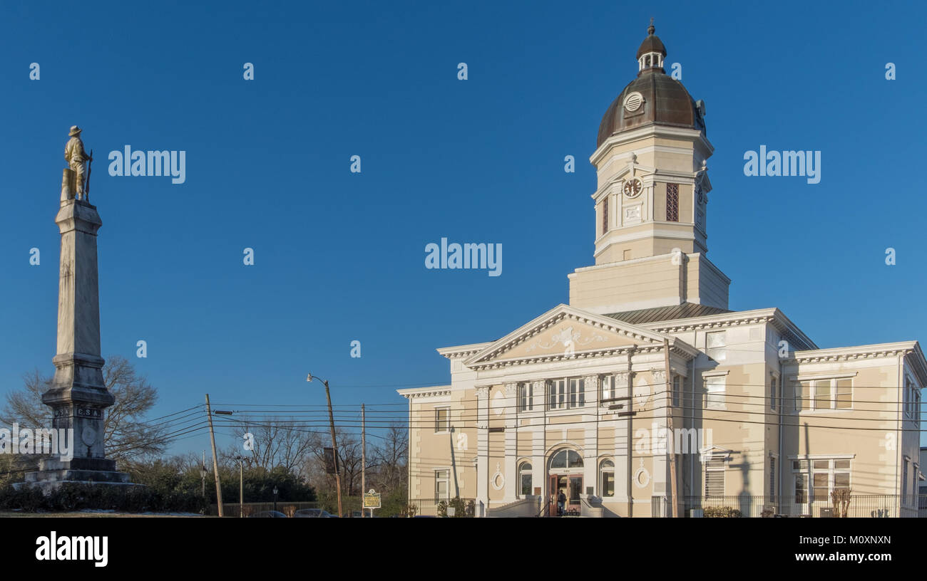 Claiborne County Courthouse in Port Gibson Mississippi Foto Stock