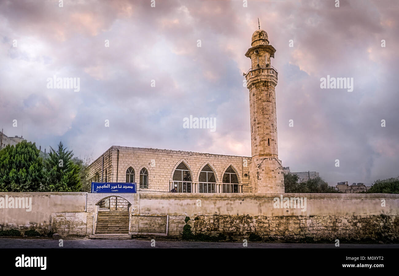 Na'nostra moschea costruita da Circassi di Giordania Foto Stock