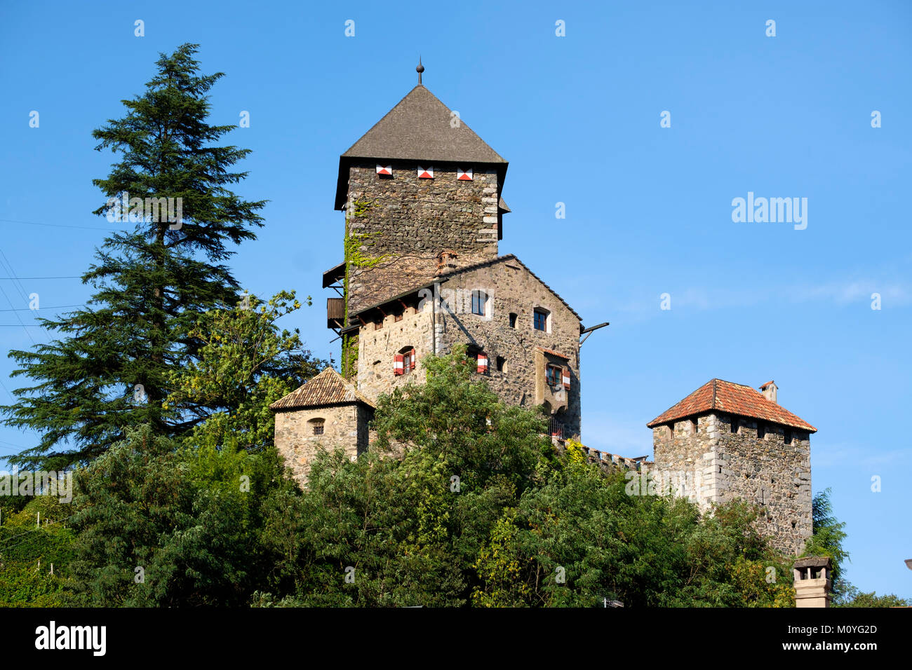Bronzolo Castle,Klausen,Valle Isarco,Alto Adige,Italia Foto Stock