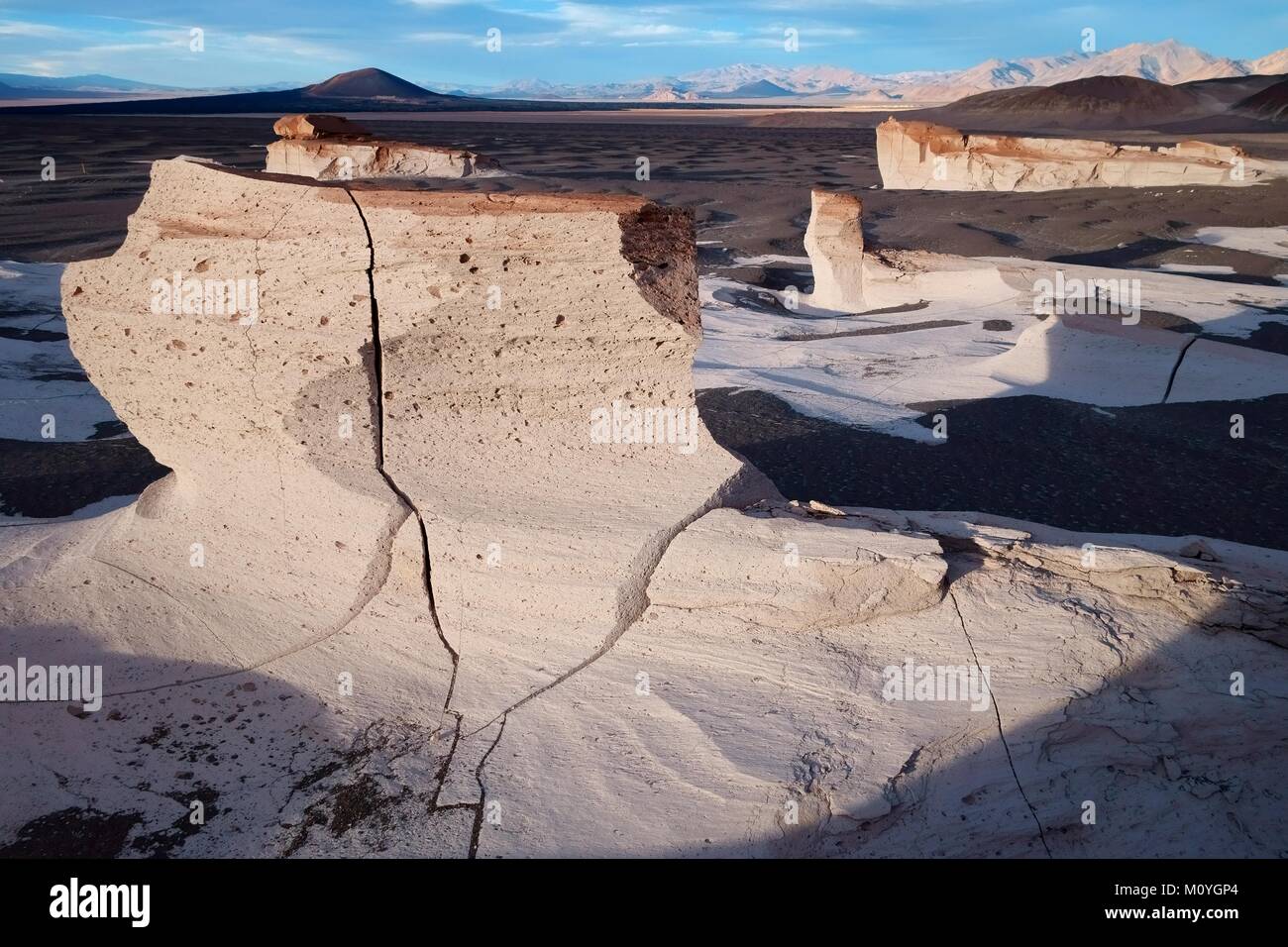 Moonscape del Campo de Piedra Pomez,Departamento Antofagasta de la Sierra,Catamarca,Argentina Foto Stock