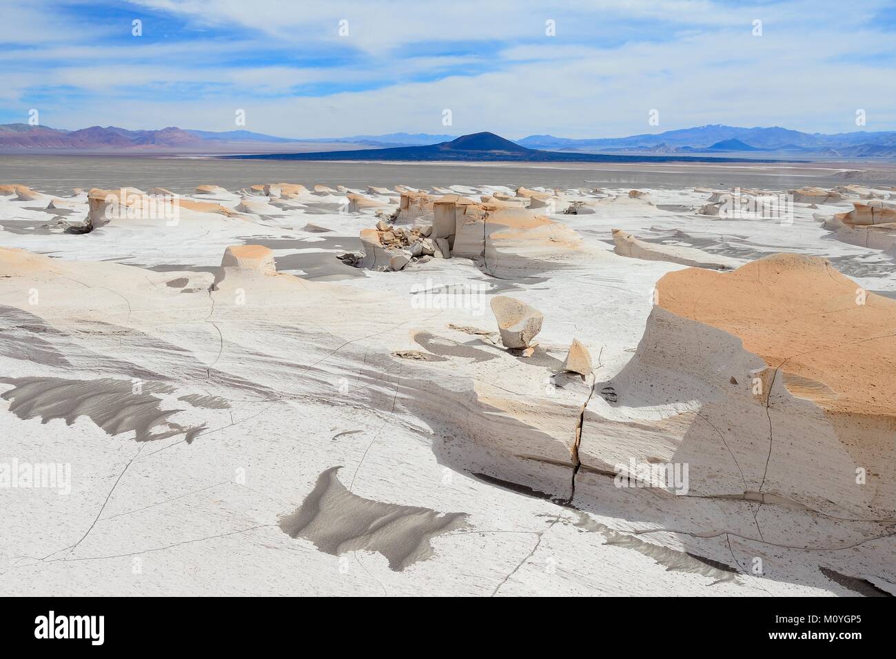 Moonscape del Campo de Piedra Pomez,Departamento Antofagasta de la Sierra,Catamarca,Argentina Foto Stock