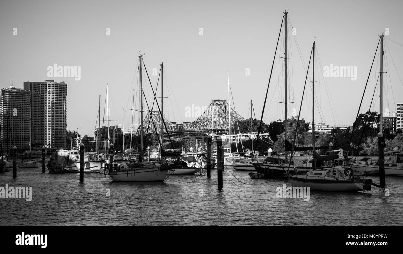 Un altro punto di vista il Ponte Story Brisbane Foto Stock