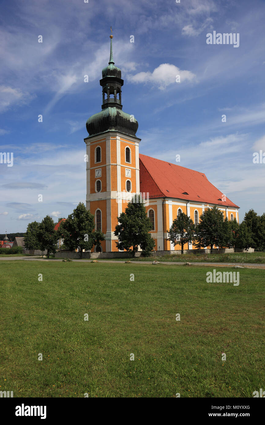 Chiesa pellegrina di Rosenthal vicino Ralbitz-Rosenthal, distretto di Bautzen, Bassa Sassonia, Germania Foto Stock