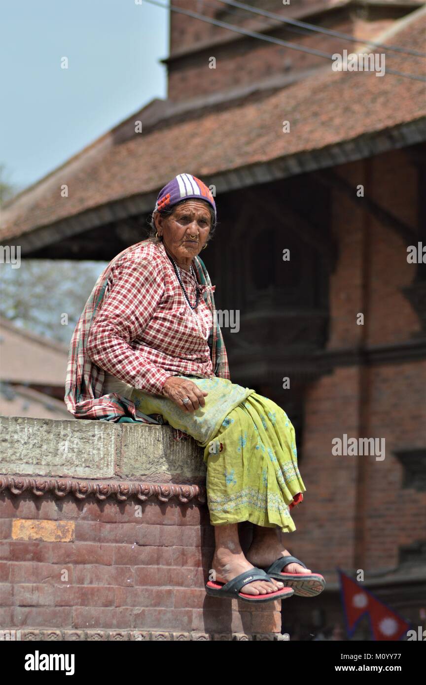 Durbar Square, Kathmandu Foto Stock