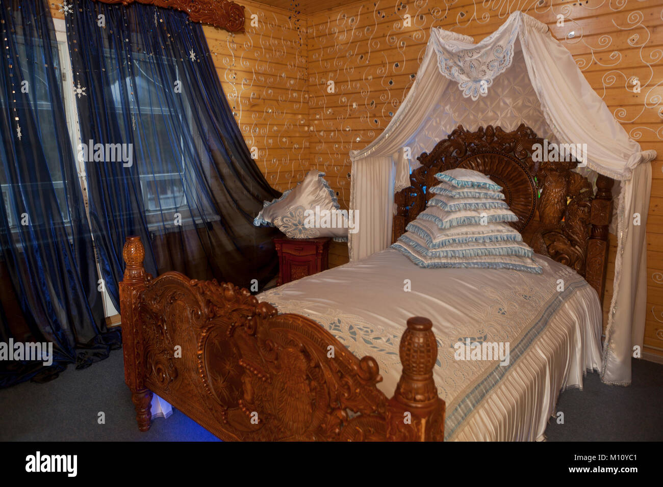 Veliky Ustyug, Vologda regione, Russia - Gennaio 4, 2013: camera da letto Padre Frost Foto Stock