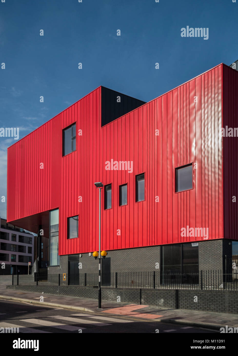 Millbay Academy, Plymouth. Conosciuto localmente come la Casa Rossa: PHILLIP ROBERTS Foto Stock