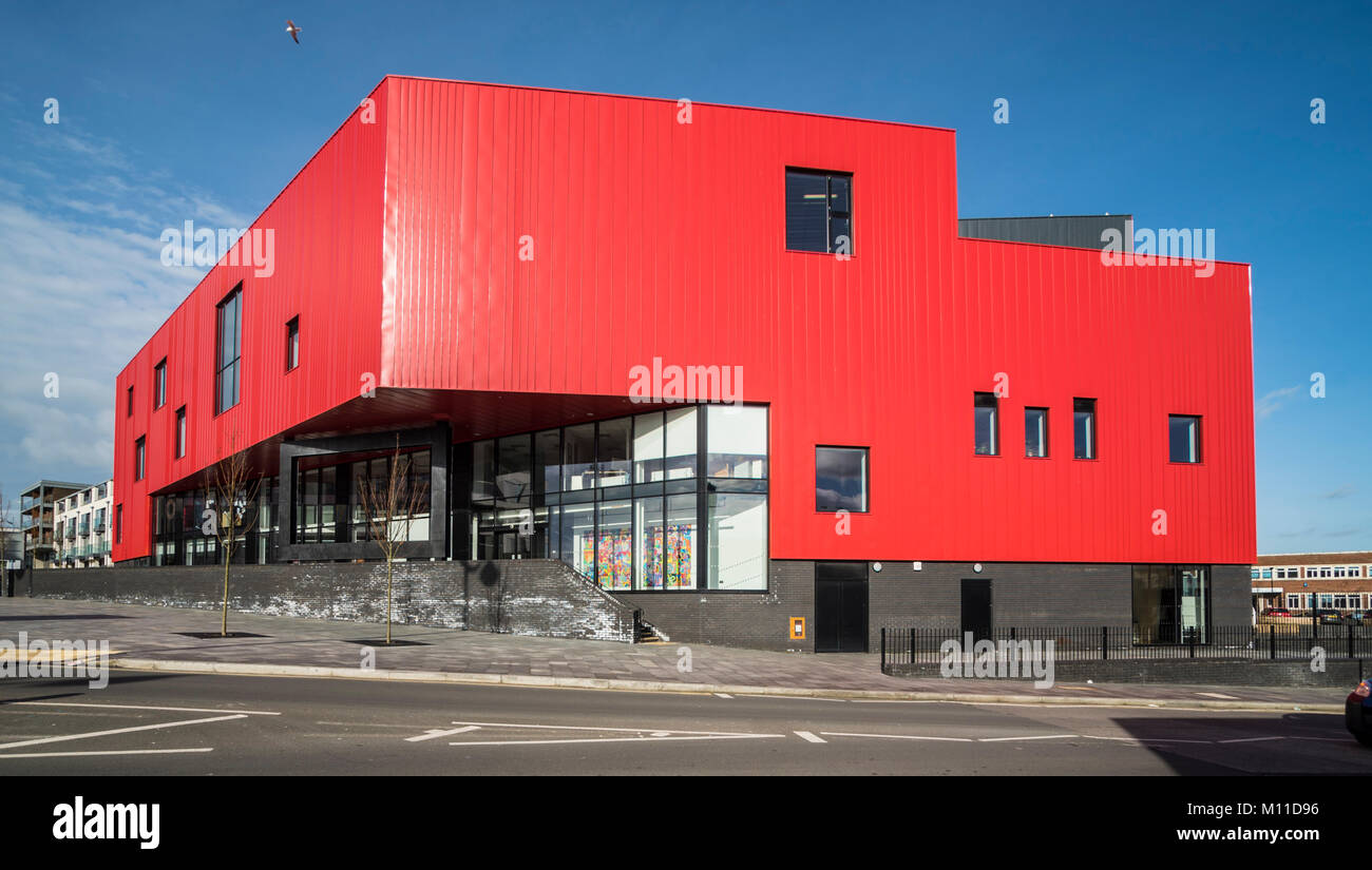 Millbay Academy, Plymouth. Conosciuto localmente come la Casa Rossa: PHILLIP ROBERTS Foto Stock