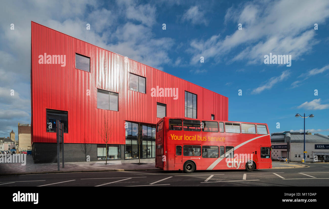 Millbay Academy, Plymouth. Conosciuto localmente come la Casa Rossa: PHILLIP ROBERTS Foto Stock