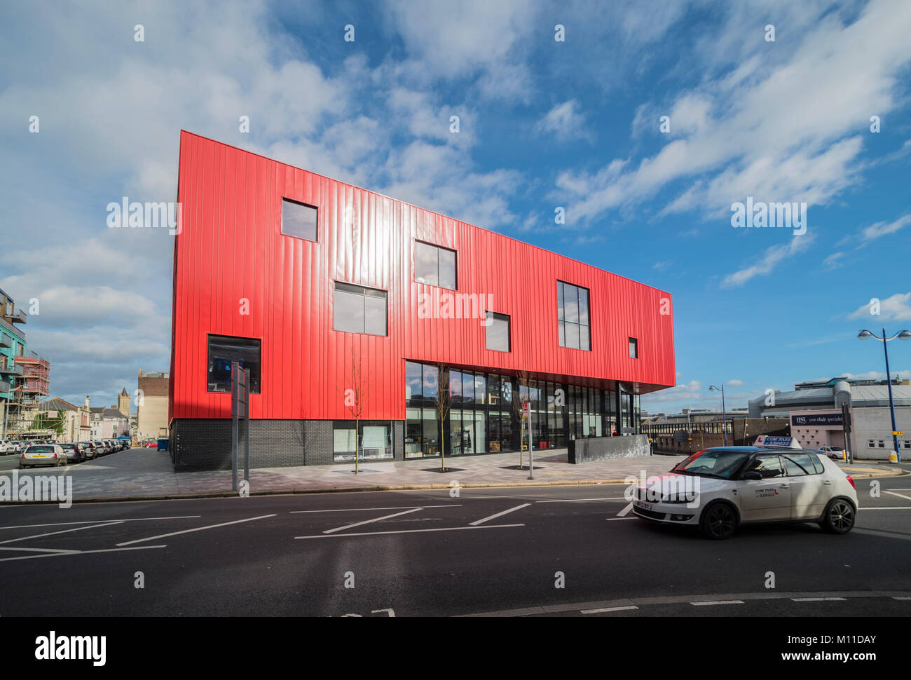 Millbay Academy, Plymouth. Conosciuto localmente come la Casa Rossa: PHILLIP ROBERTS Foto Stock