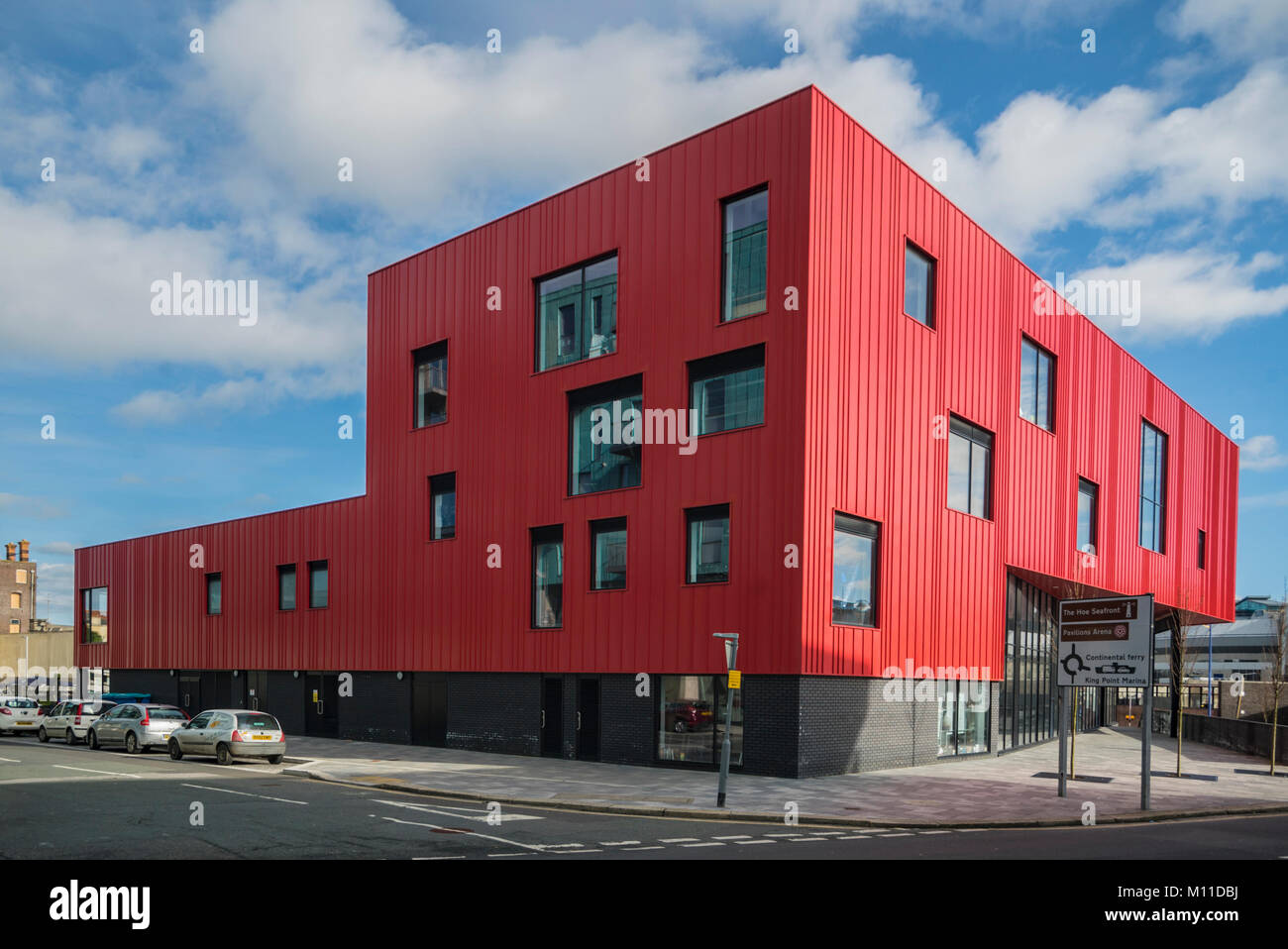 Millbay Academy, Plymouth. Conosciuto localmente come la Casa Rossa: PHILLIP ROBERTS Foto Stock