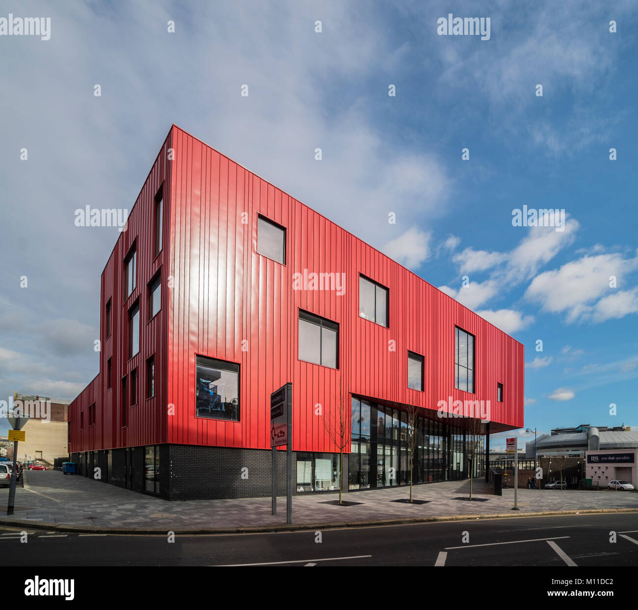 Millbay Academy, Plymouth. Conosciuto localmente come la Casa Rossa: PHILLIP ROBERTS Foto Stock