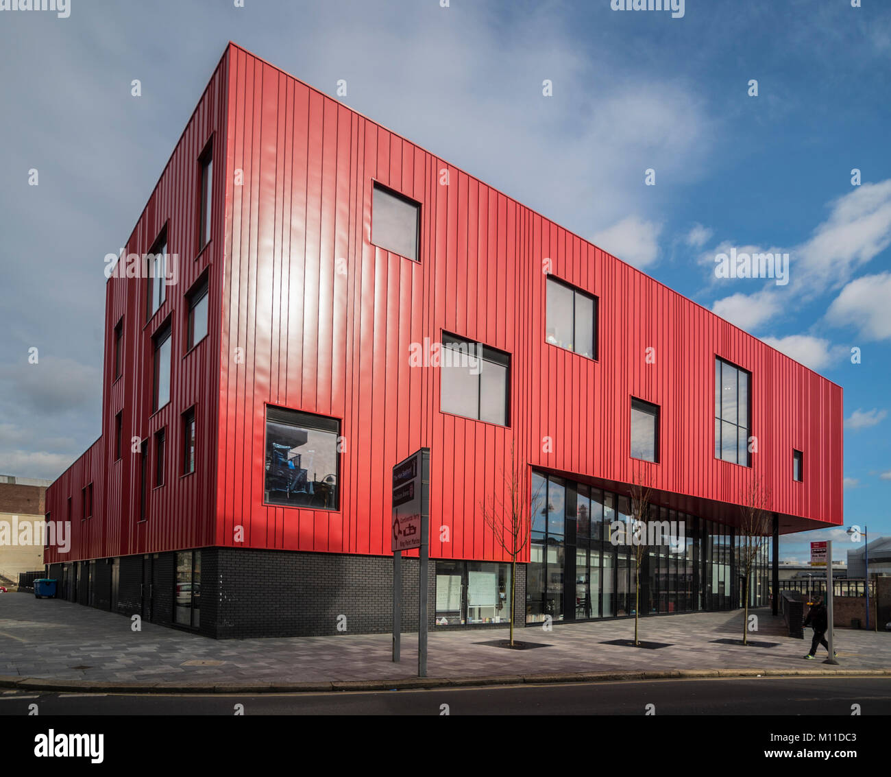 Millbay Academy, Plymouth. Conosciuto localmente come la Casa Rossa: PHILLIP ROBERTS Foto Stock