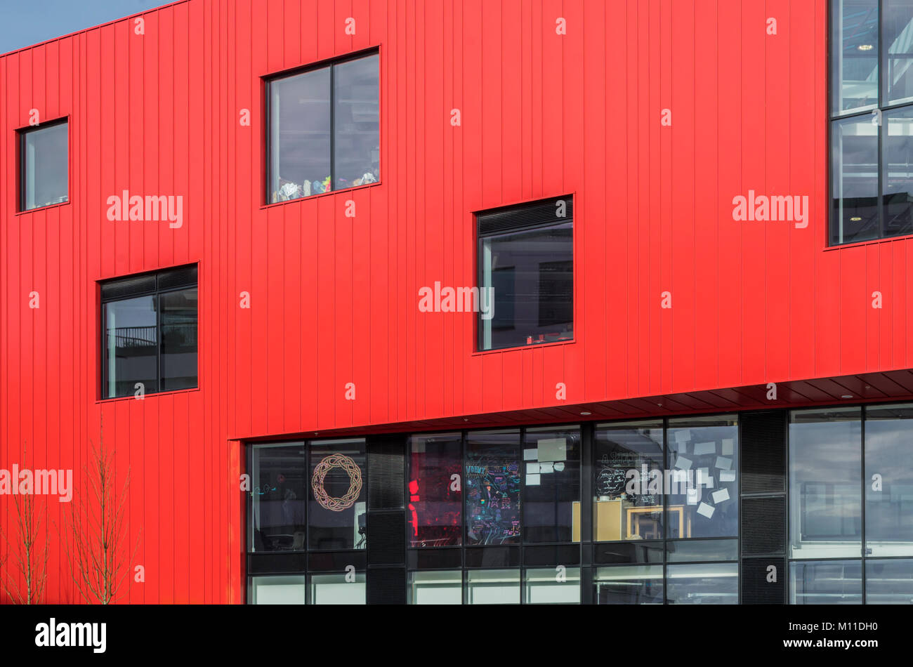 Millbay Academy, Plymouth. Conosciuto localmente come la Casa Rossa: PHILLIP ROBERTS Foto Stock
