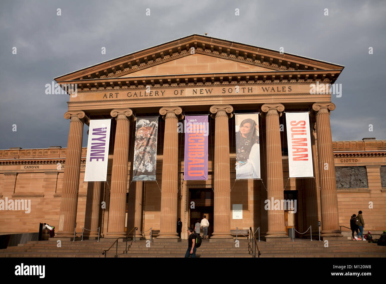 Galleria d'arte del Nuovo Galles del Sud il dominio sydney New South Wales AUSTRALIA Foto Stock