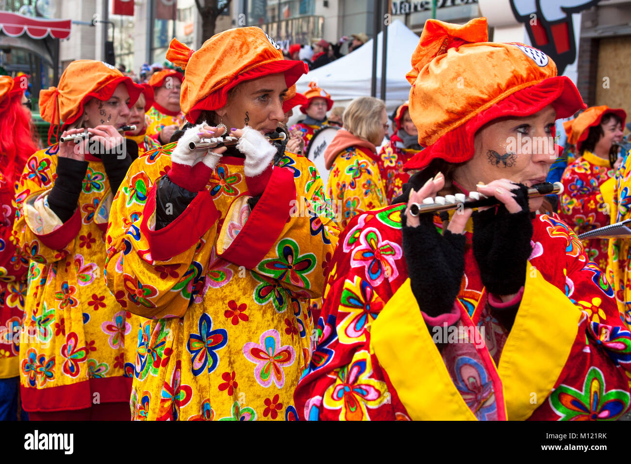 Germania, Colonia, Carnevale Martedì Grasso lunedì processione Deutschland, Koeln, Karneval, Rosenmontagszug. Foto Stock