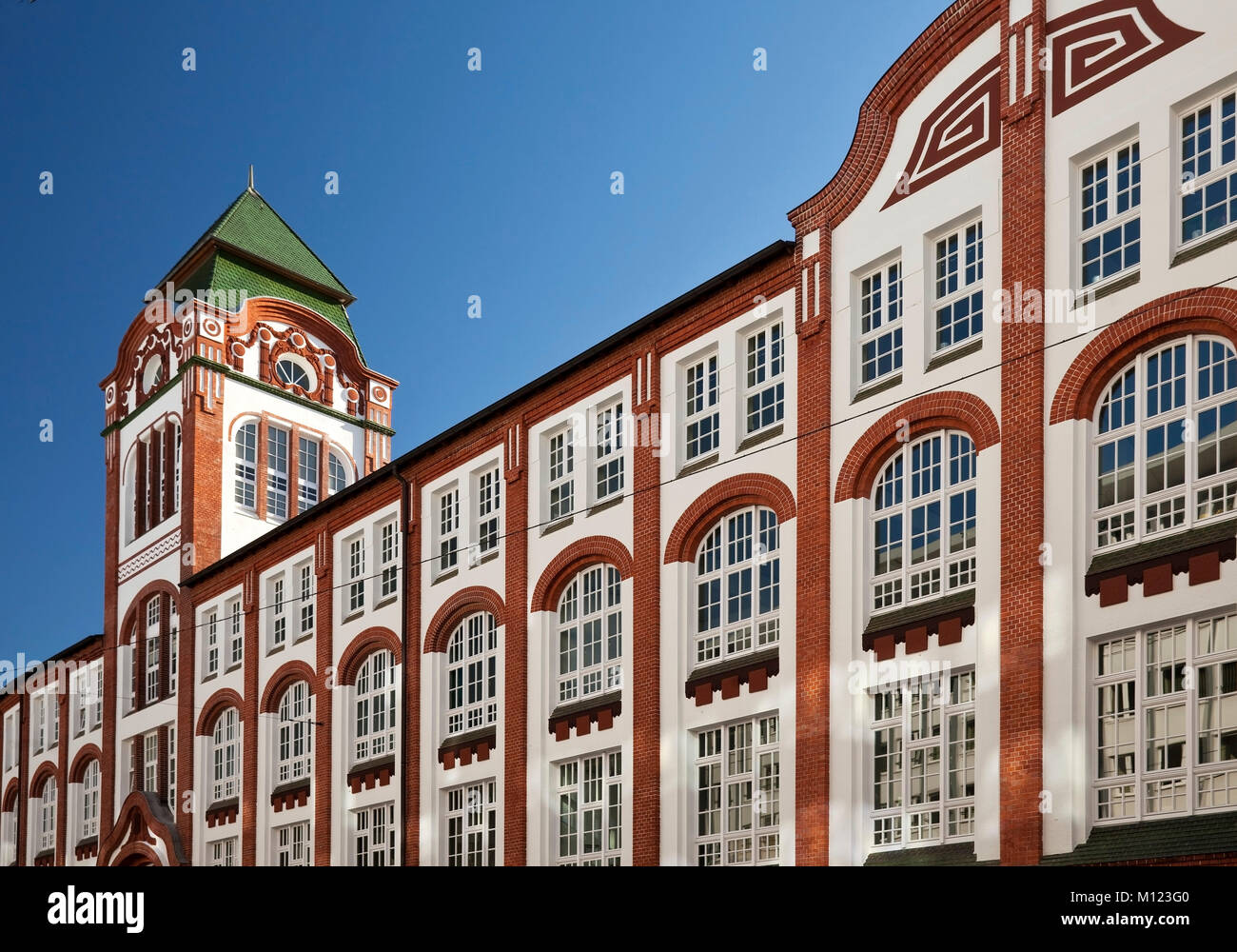 Ex edificio di fabbrica in Dornbusch,Bielefeld,Est Westphalia-Lippe,della Renania settentrionale-Vestfalia,Germania Foto Stock