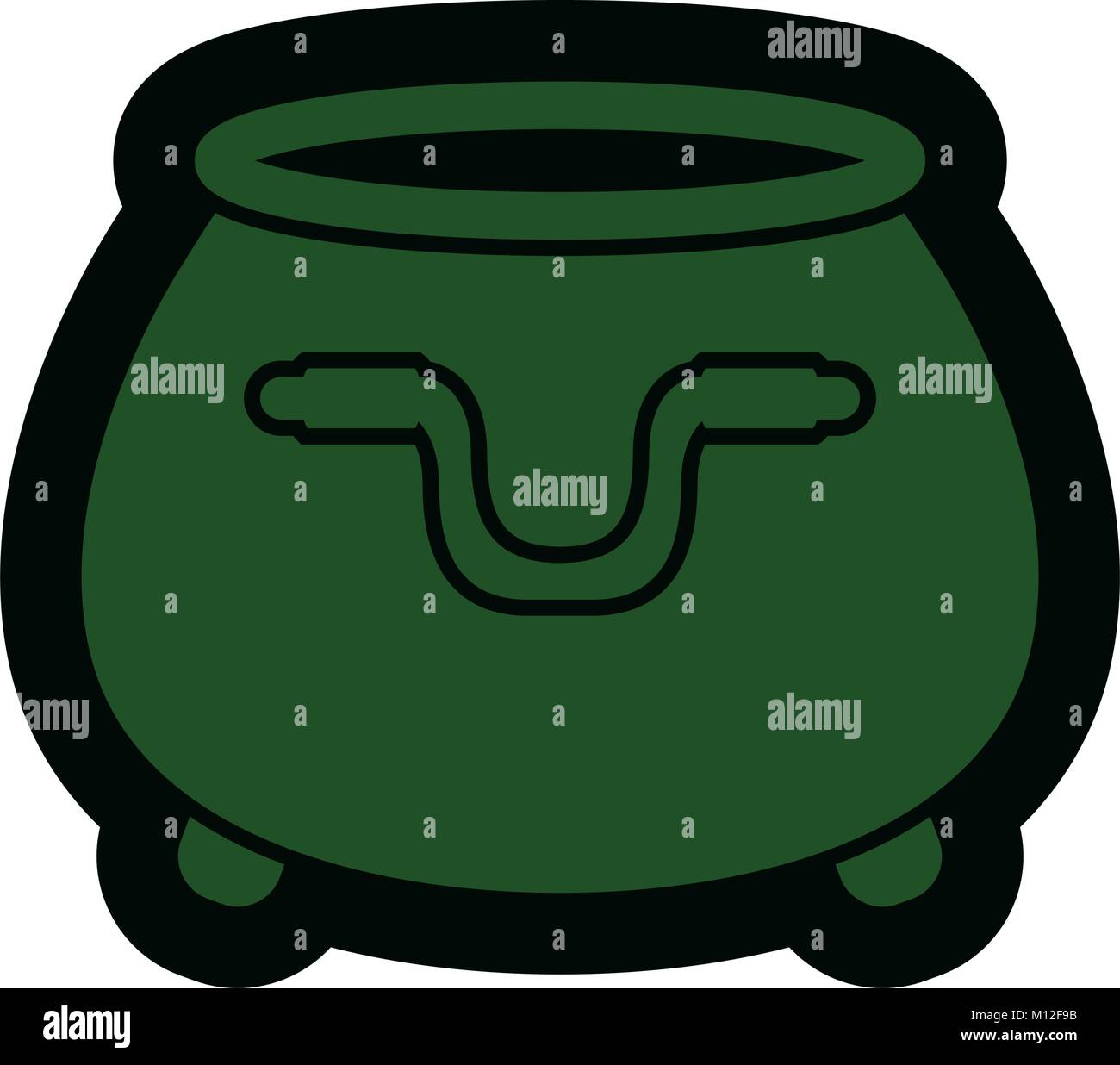 Svuotare coin icona pot Illustrazione Vettoriale