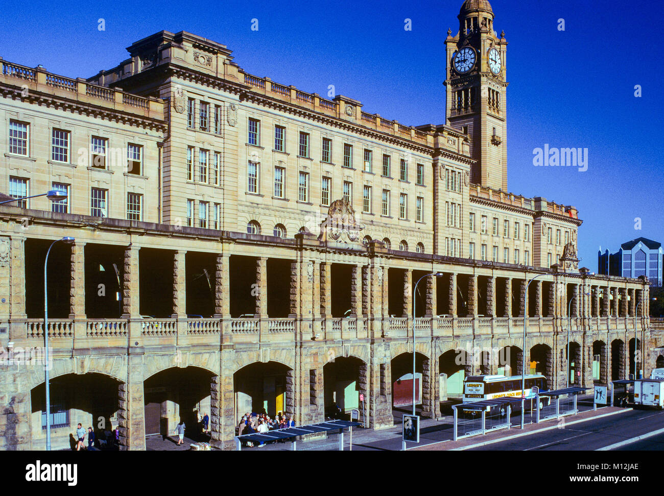 La stazione centrale è una stazione ferroviaria, all'estremità sud del quartiere affaristico centrale di Sydney, Australia. È più grande e la più trafficata Stazione in NSW. Foto Stock