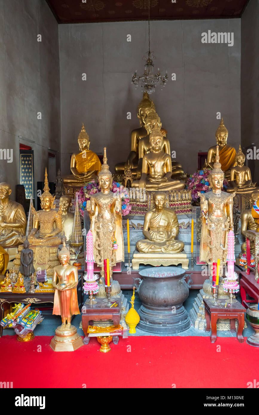 Bangkok - Wat Patumkongka Rachaworawlham Soi Foto Stock