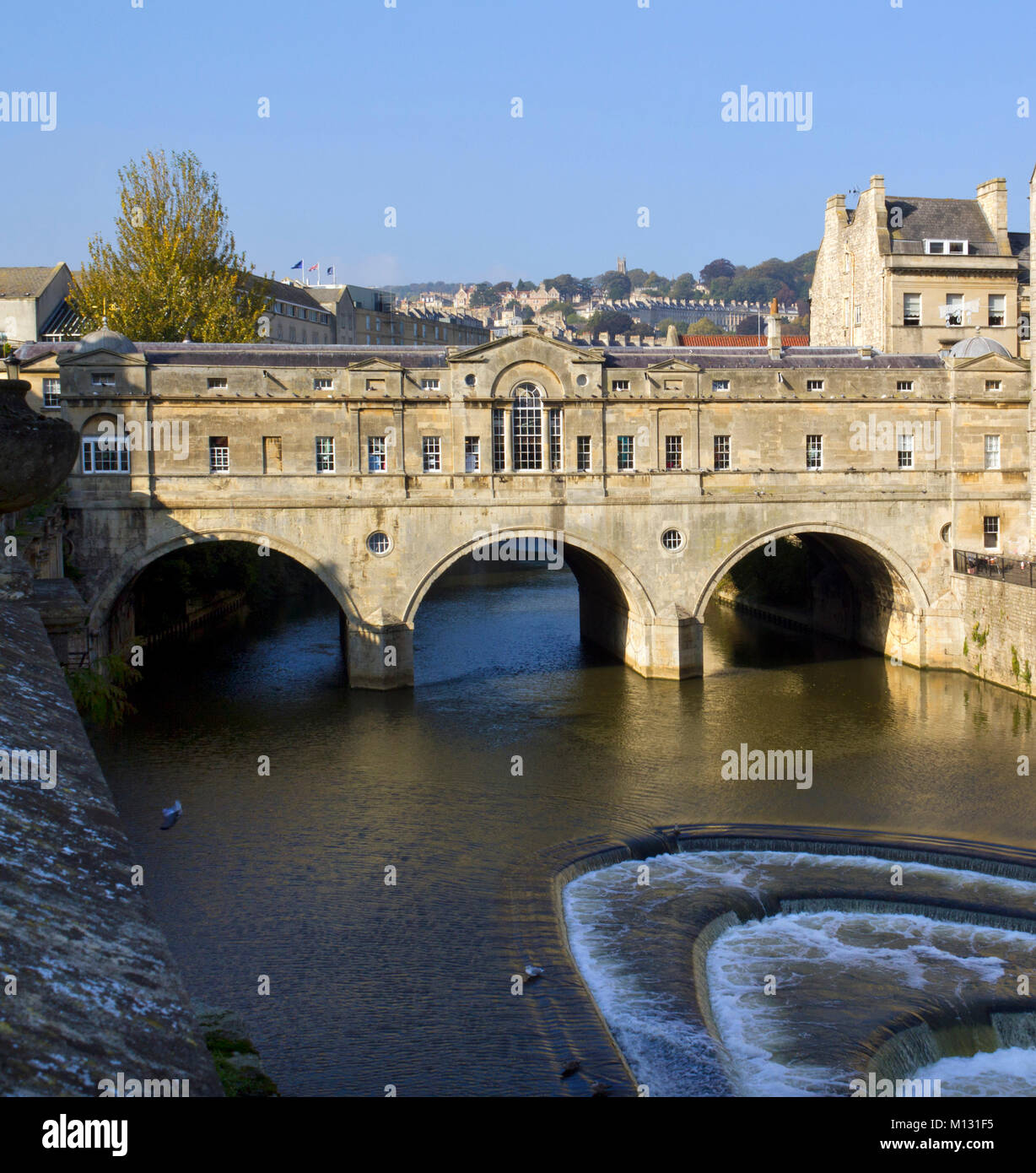 Storico Ponte Pulteney, bagno, REGNO UNITO Foto Stock