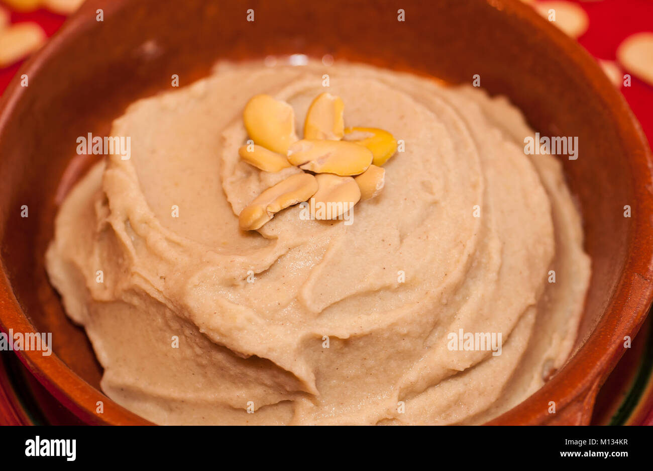 Italia ampia purea di fagioli Foto Stock