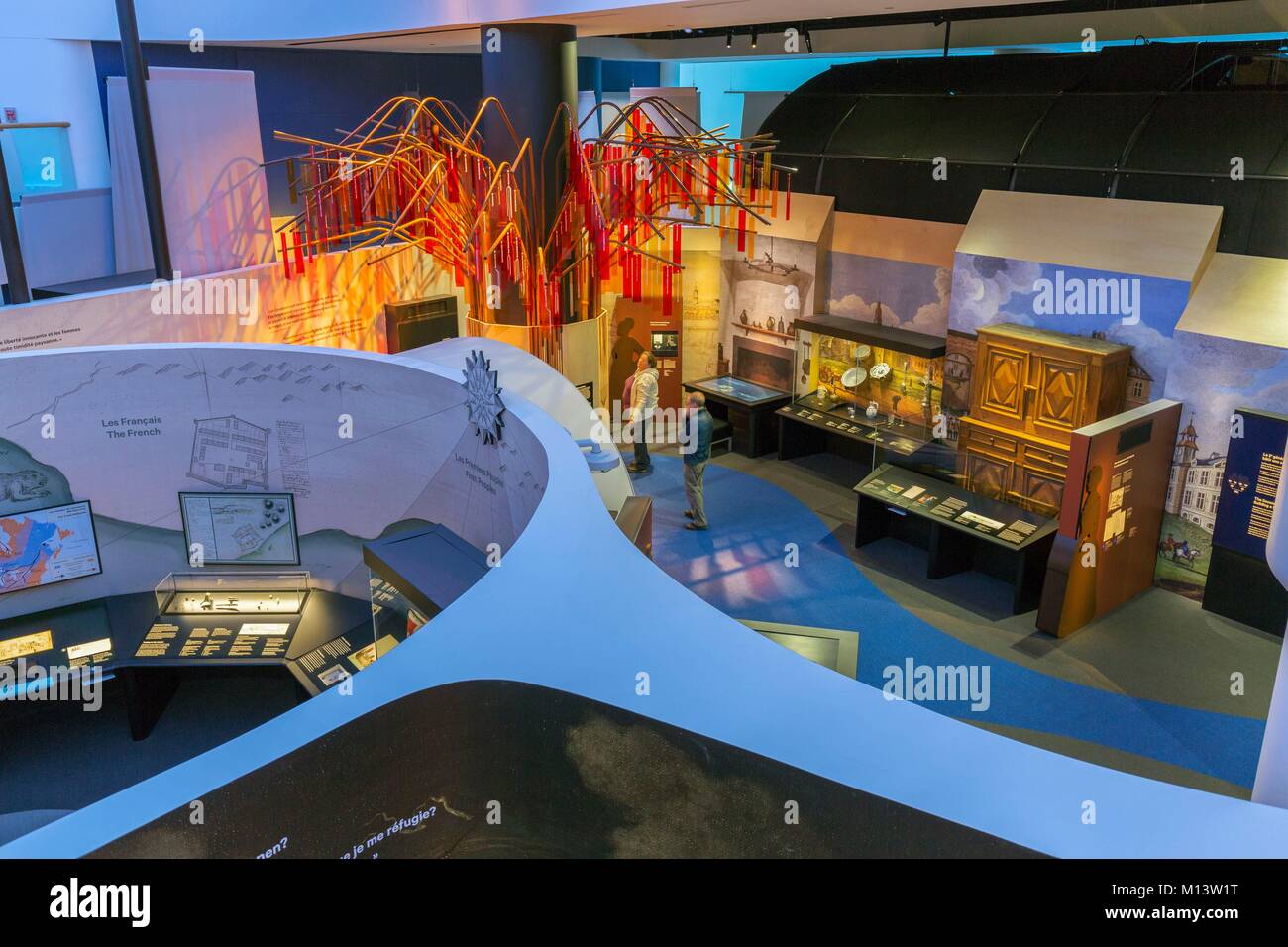 Canada, Provincia di Quebec, Outaouais, città di Gatineau, il Museo Canadese della storia, nuove gallerie dedicate alla storia Canadese Foto Stock