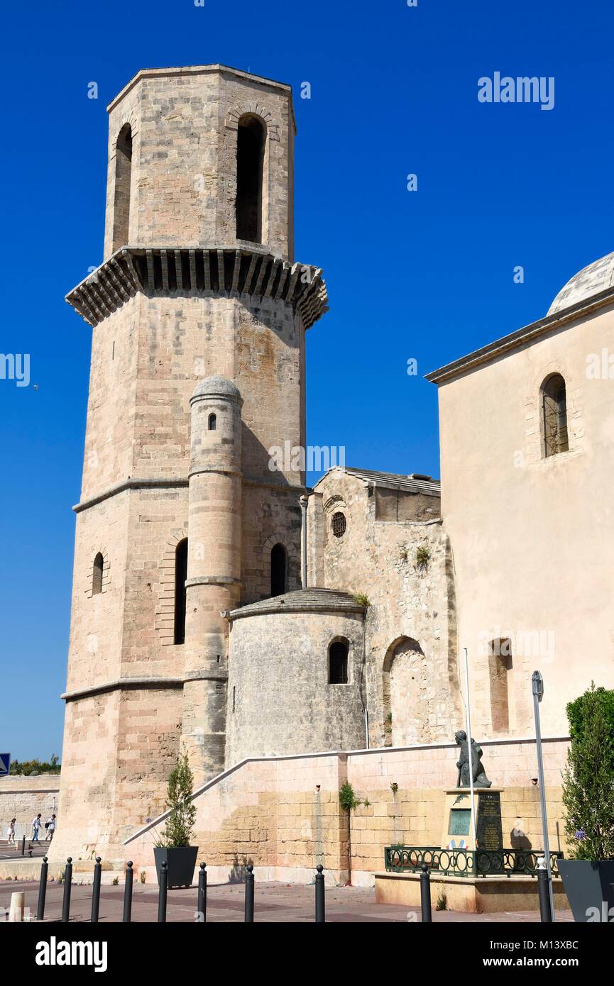 Francia, Bouches du Rhone, Marsiglia, quartiere Panier, la chiesa Saint-Laurent Foto Stock