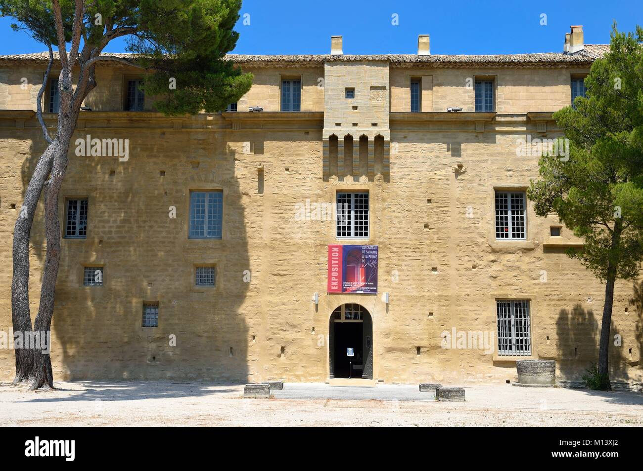 Francia, Vaucluse Saumane de Vaucluse Saumane castello, una delle residenze del Marchese de Sade Foto Stock