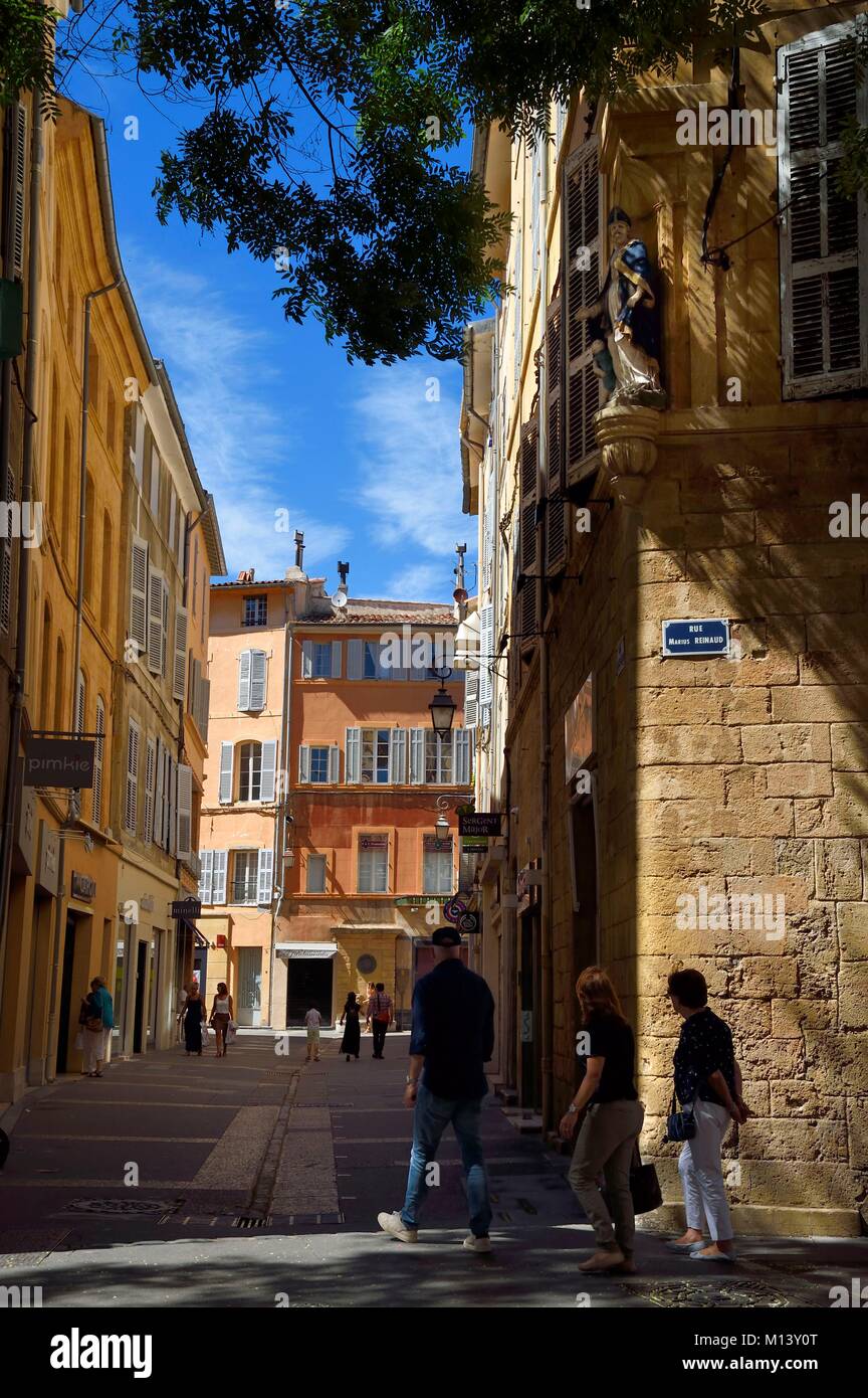 Francia, Bouches du Rhone, Aix en Provence, Oratorio Saint Honorat in Marius Reinaud street Foto Stock