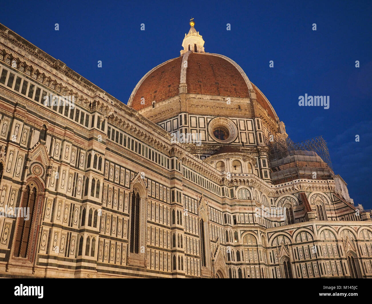 Europa,l'Italia,Toscana,Firenze,facciata del Duomo gotico-rinascimentale di Firenze,Basilica di Santa Maria del Fiore,Firenza Basilica di Santa Maria del Fiore Foto Stock