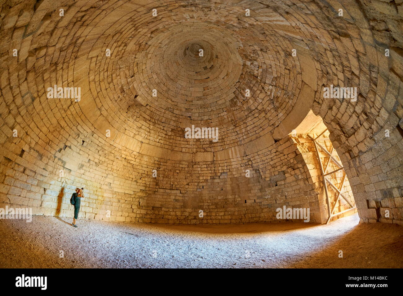 La Tomba di Agamennone, il Tesoro di Atreo, Micene, Grecia Foto Stock