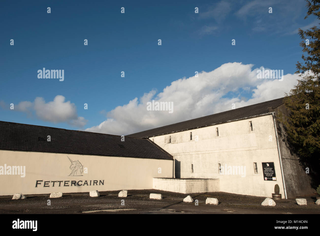 Fettercairn Distillery, Aberdeenshire Foto Stock