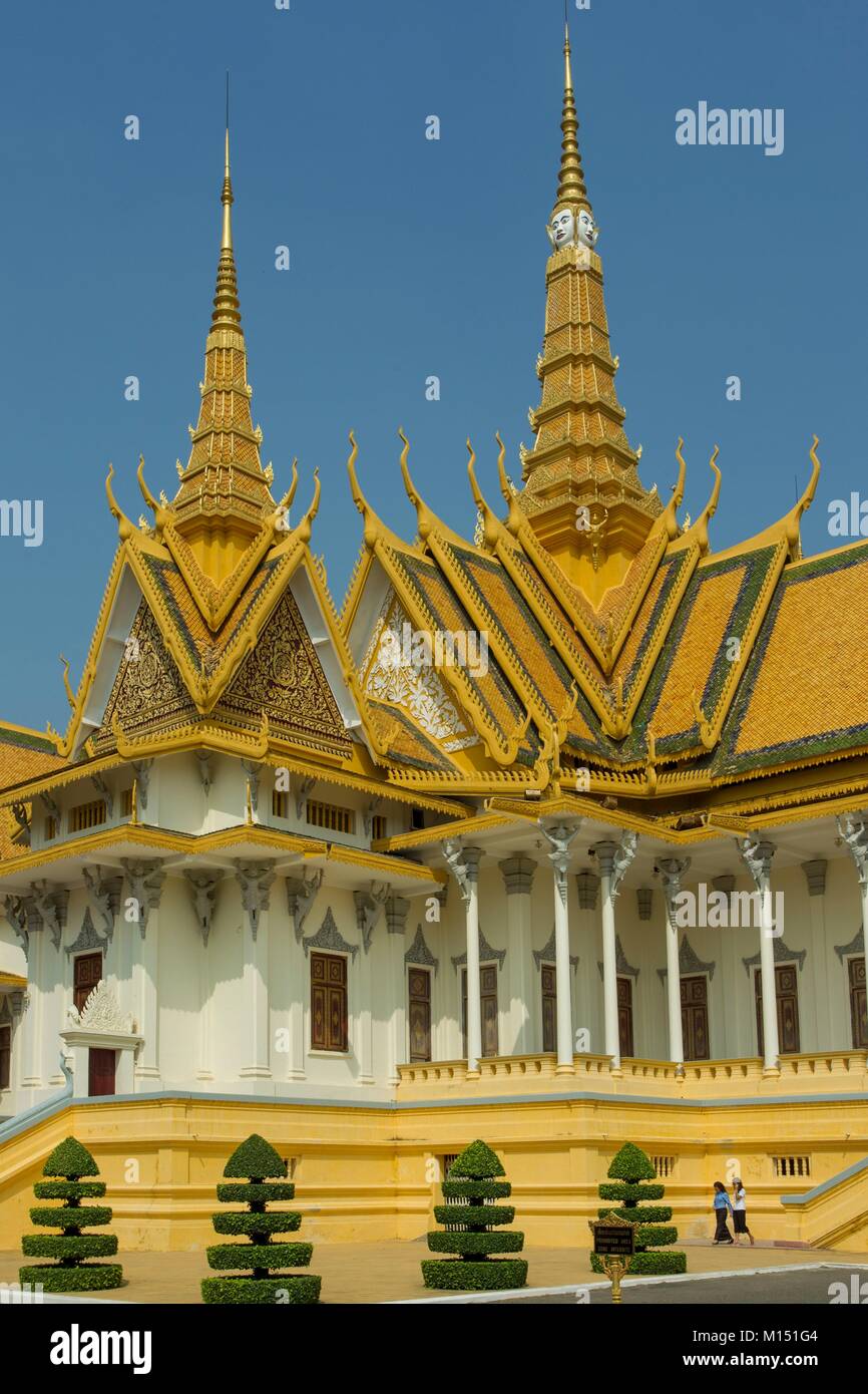 Cambogia, Phnom Penh, Pagoda d'argento (iva Preah Keo - XIX secolo) Foto Stock
