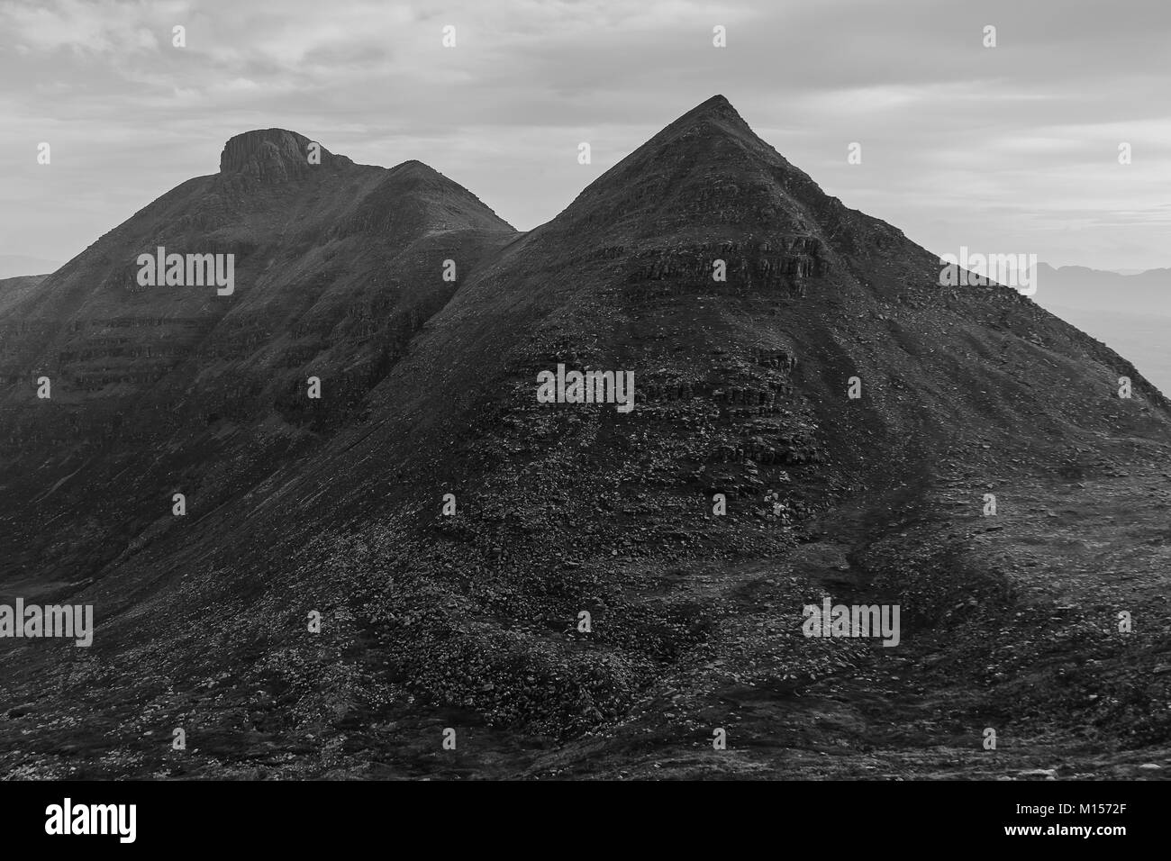 Quinag, Assynt, a nord-ovest della Scozia Foto Stock