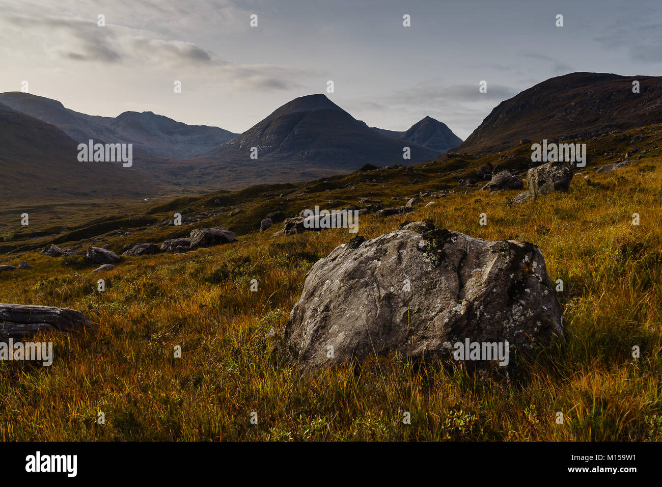 Beinn un'Chearcaill, Torridon, Scozia Foto Stock