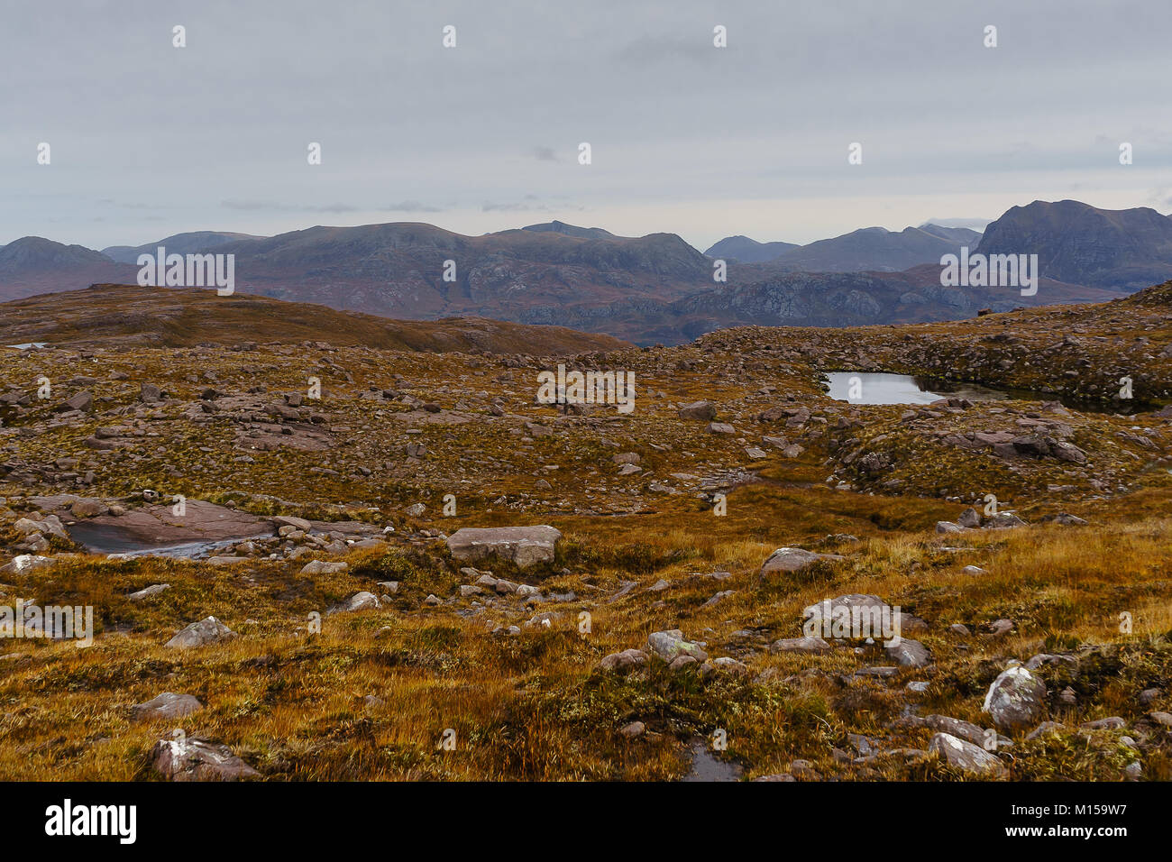 Beinn un'Chearcaill, Torridon, Scozia Foto Stock