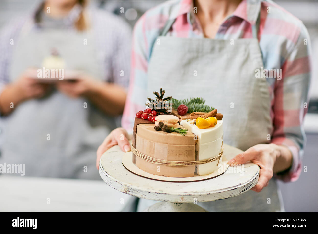 Torta di Natale Foto Stock