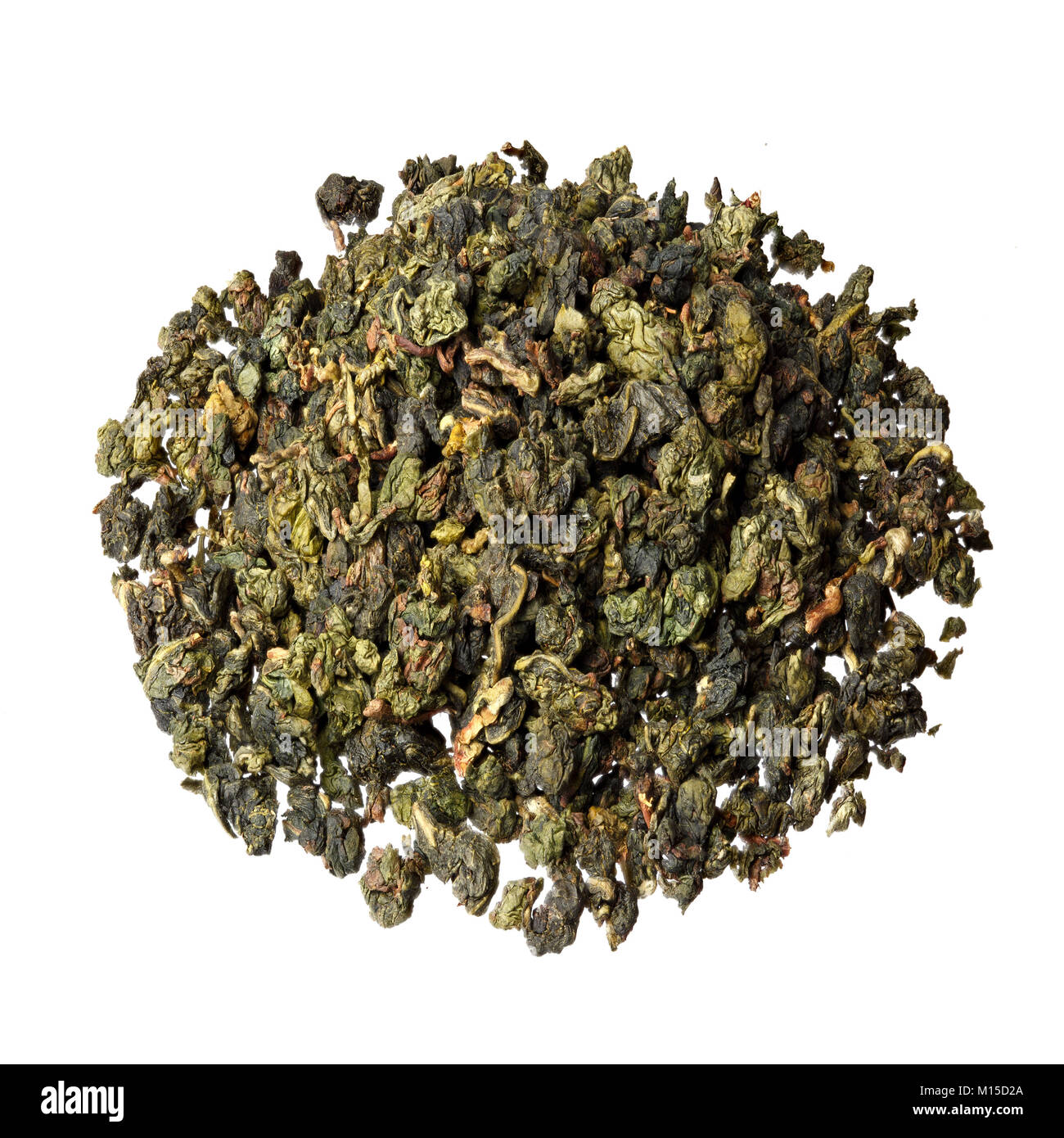 Pila di heap di Jin Xuan tè oolong con il sapore del latte tè Bao Chao. Foto Stock