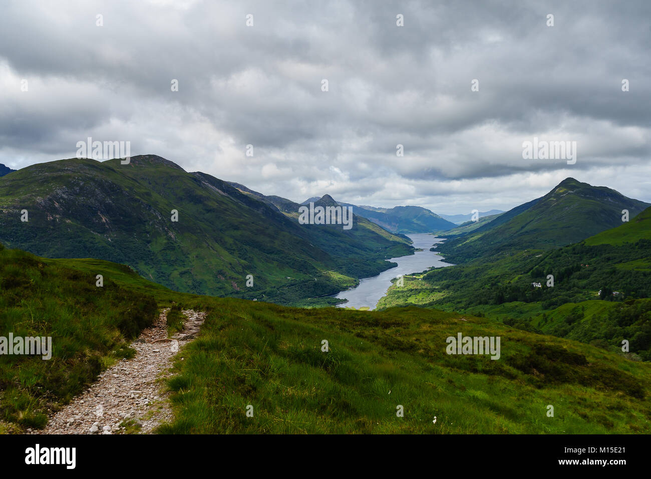 Mamore Mountains, West Highlands Foto Stock