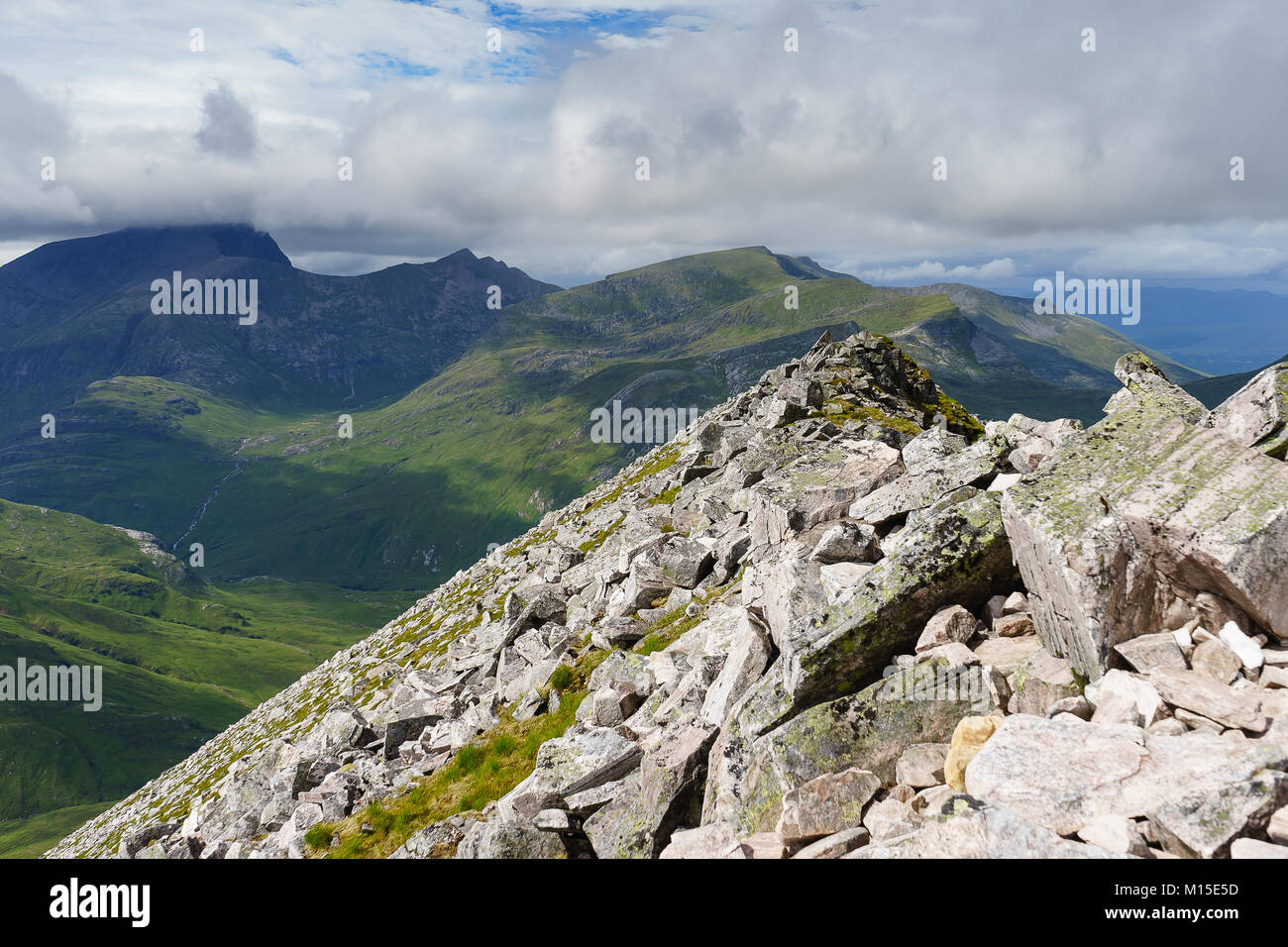 Mamore Mountains, West Highlands Foto Stock