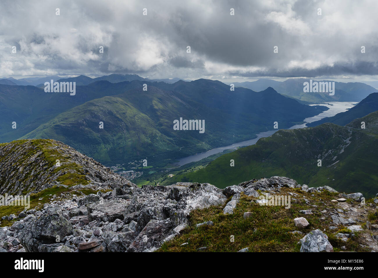 Mamore Mountains, West Highlands Foto Stock