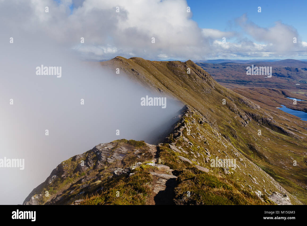 Ben Mor Coigach, Sgurr un Fhidlheir Foto Stock