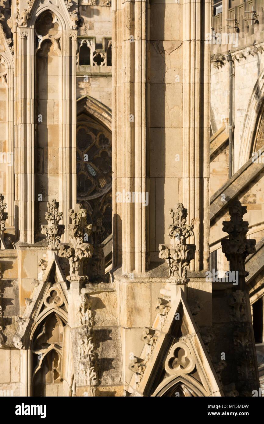 Yorkshires York Minster Foto Stock